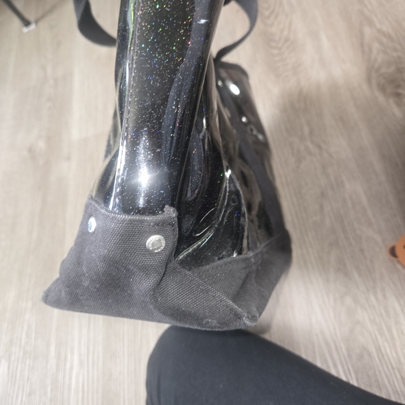 Coach Shimmering Black Tote Bag - Picture 9 of 14